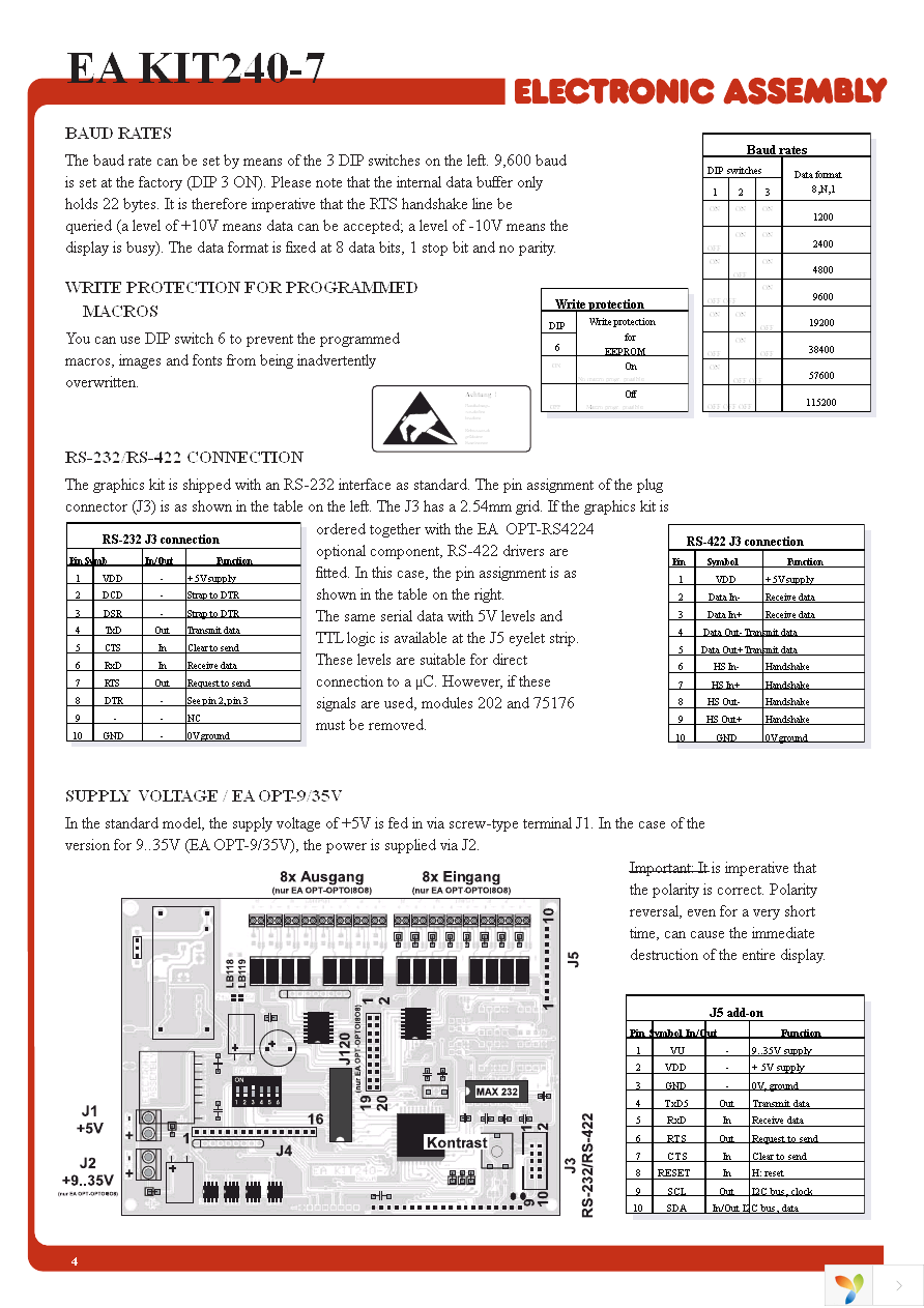 EA KIT240-7LWTP Page 4